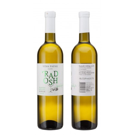 Vina Papak Rajnski Riesling   white wine 750ml