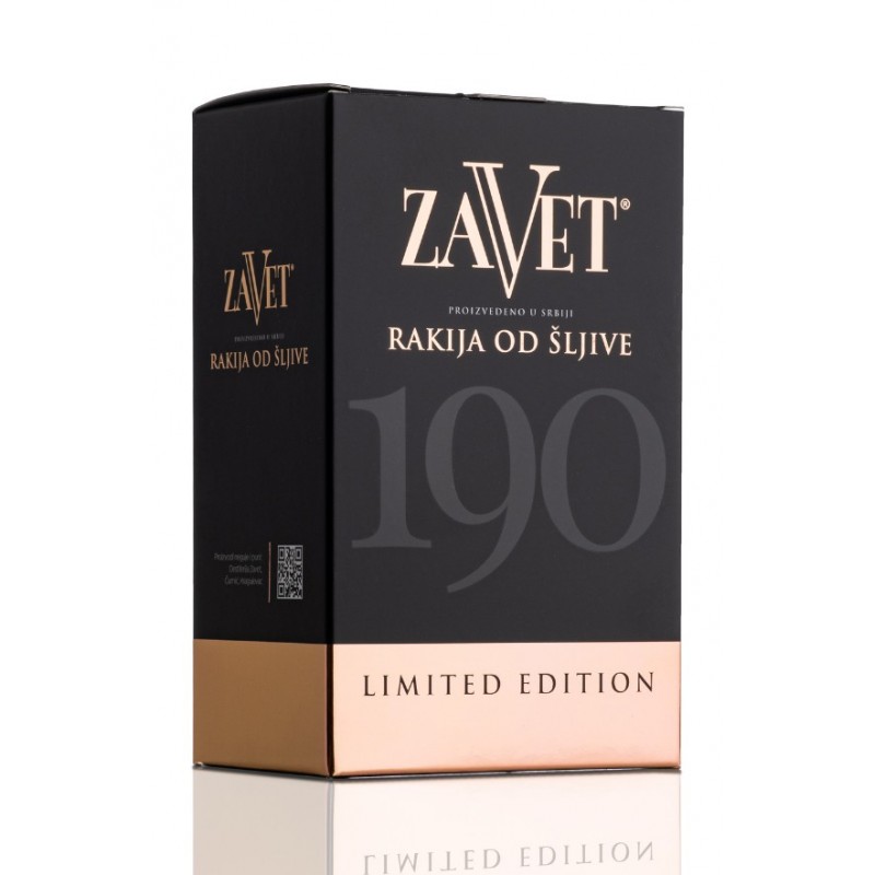 ZAVET 190 Sljiva Limited Edition 750ml