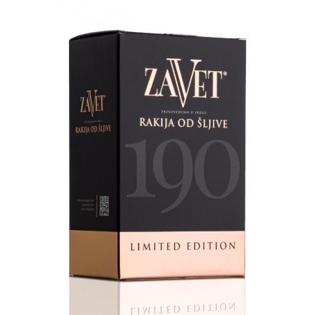 ZAVET 190 Sljiva Limited Edition 750ml