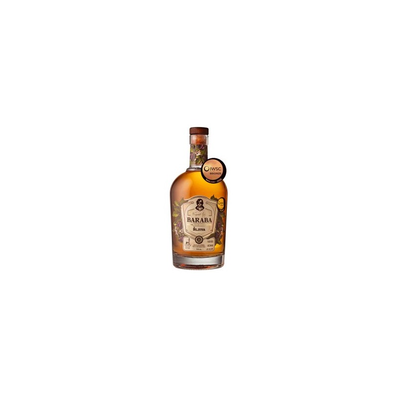 BARABA  Sljiva plum brandy  brandy 700ml GIFT BOX
