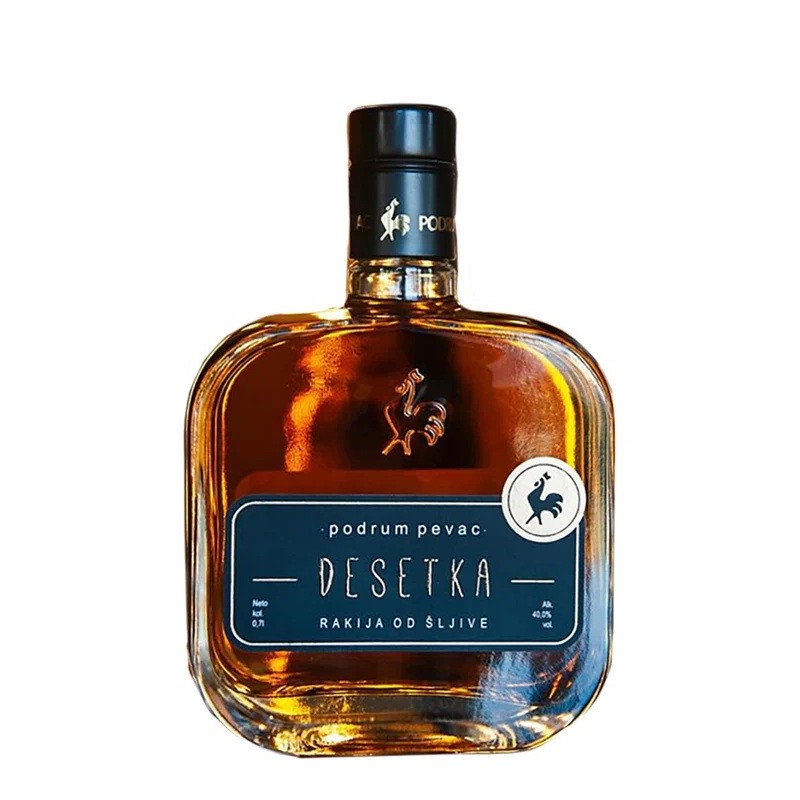 Pevac DESETKA plum brandy 0.7 L 10 y.o