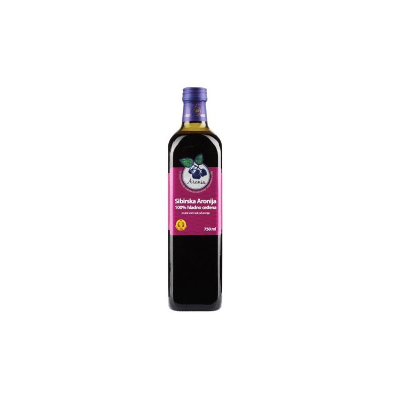 Aronia 100 cold pressed juice 750ml