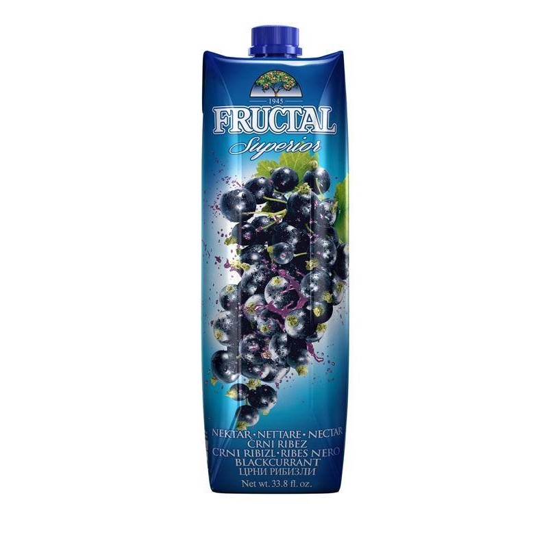 Fructal Nectar Black Currant 1 L x 12