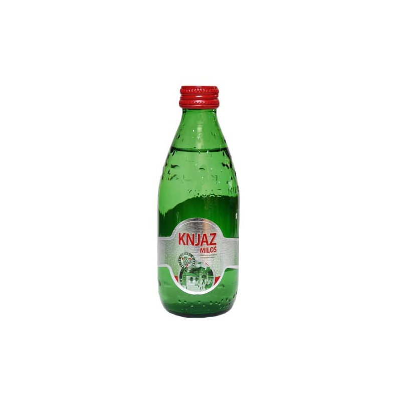 Knjaz Milos mineral water 250 ml x 24 glass