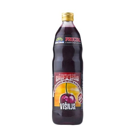 Fructal Sour Cherry syrup 1 L x 6