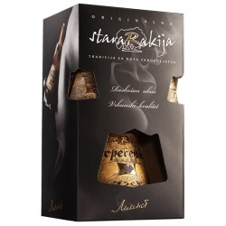 "Stara Rakija" Sljivovica Plum brandy 500ml+50ml+50ml