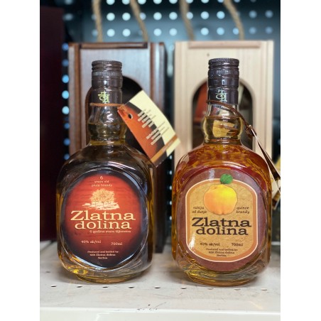 Zlatna Dolina  Plum brandy and Quince brandy 700ml