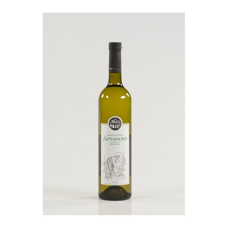 Manastir Dečani White Wine 0,75l Alc. 13,5%