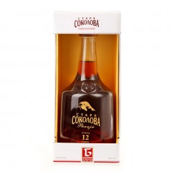 Stara Sokolova Plum brandy 700ml Lux 12 years old