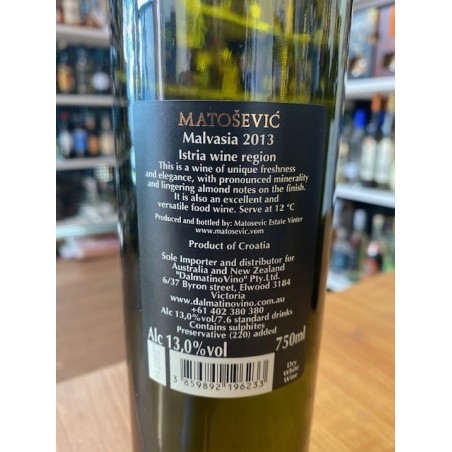 Matosevic Malvasia Alba white wine 750ml