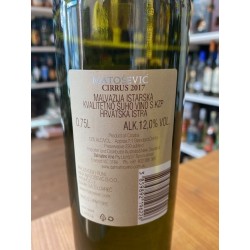 Matosevic Istrian Malvasia Cirrus  white wine 750ml