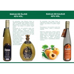 JUTRA  Suvoborska 2008 plum brandy 0.7 L gift box