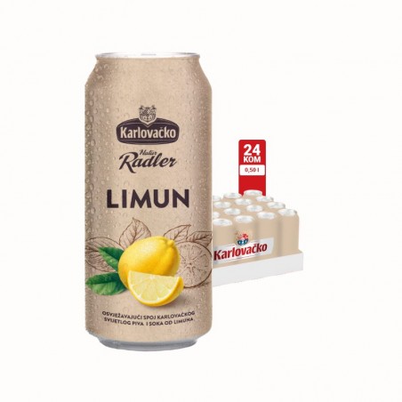 Karlovacko Radler  beer CAN 0.5 x 24