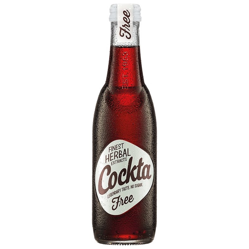 Cockta ZERO 275ml x 24 glass NEW