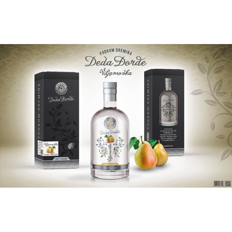 DEDA DJORDJE PLUM BRANDY 0.7 L