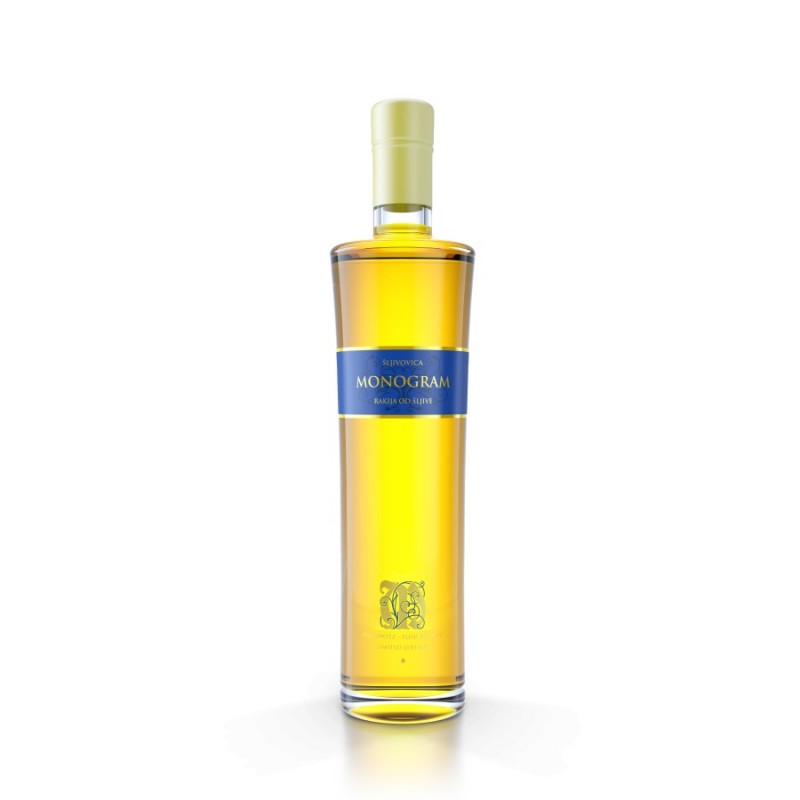 MONOGRAM  PLUM,PEAR,APRICOT,QUINCE  BRANDY 0.7 L