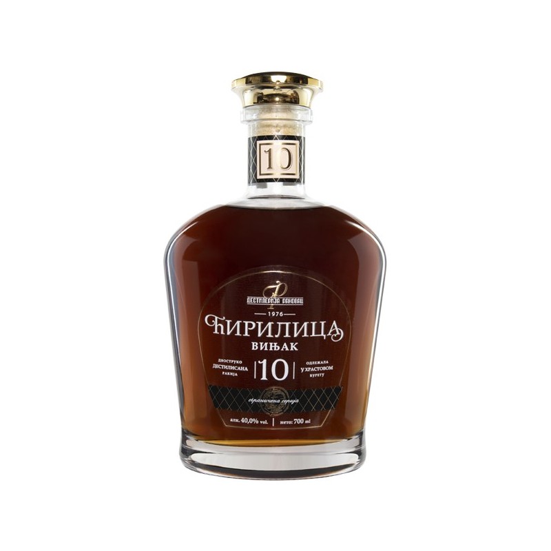 Cirilica Vinjak wine brandy 700ml 10 y.o